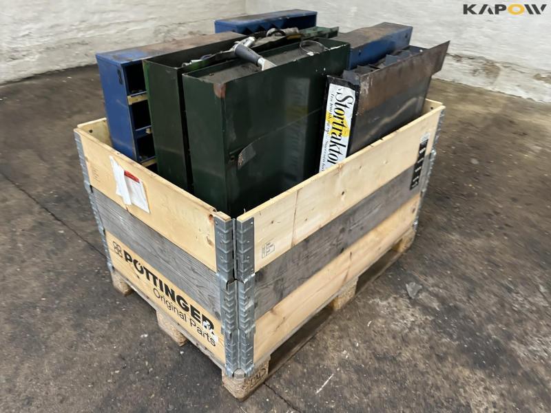 Various bolts, nuts and bolt racks. 3