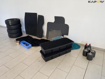 Various tires and car equipment