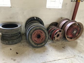 Various tires and rims
