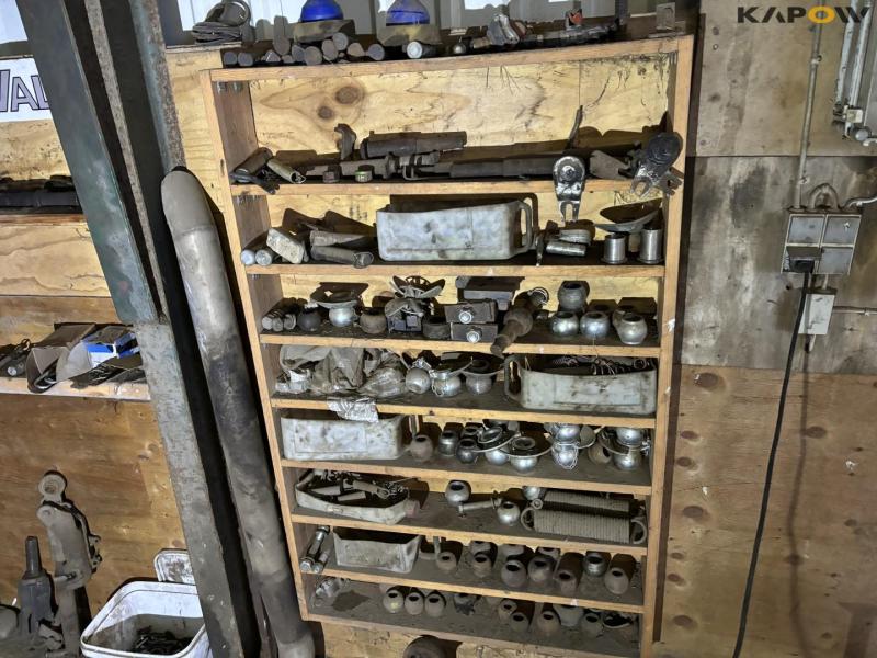 Various parts on wall 2