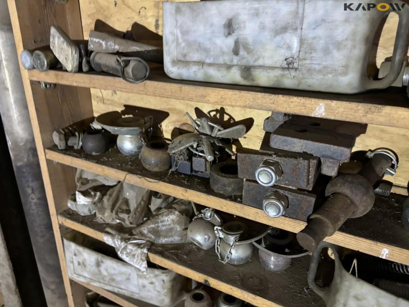 Various parts on wall 11