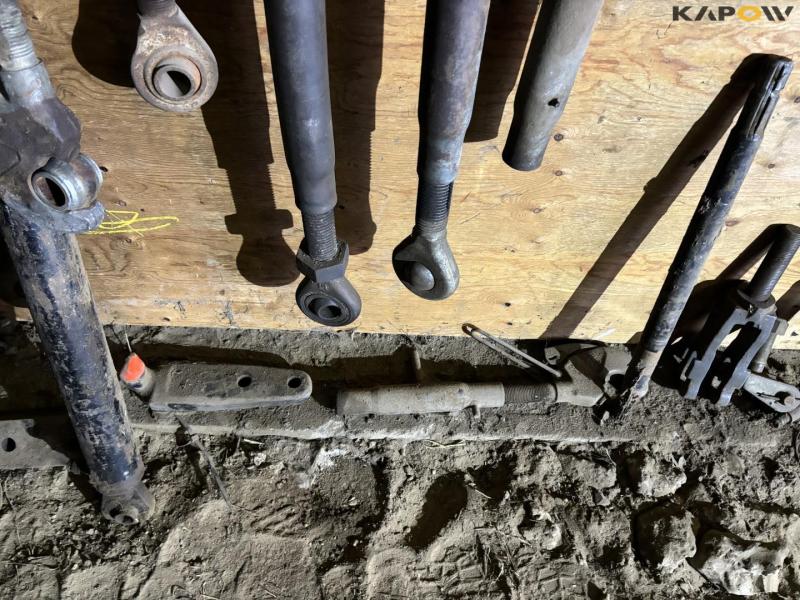 Various parts on wall 35