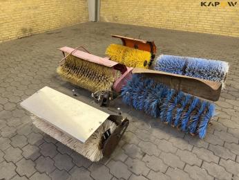 Various brooms