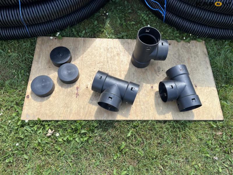 Drain pipe 125 mm - 2 pcs. 12