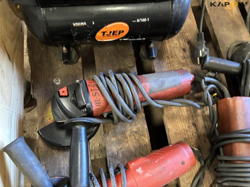 Power tools and compressor 10