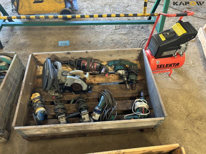 Power tools and compressor 1