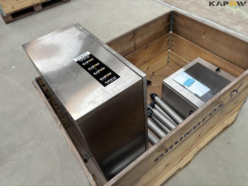 Electrical cabinets 2 pcs. and carrier rollers 1