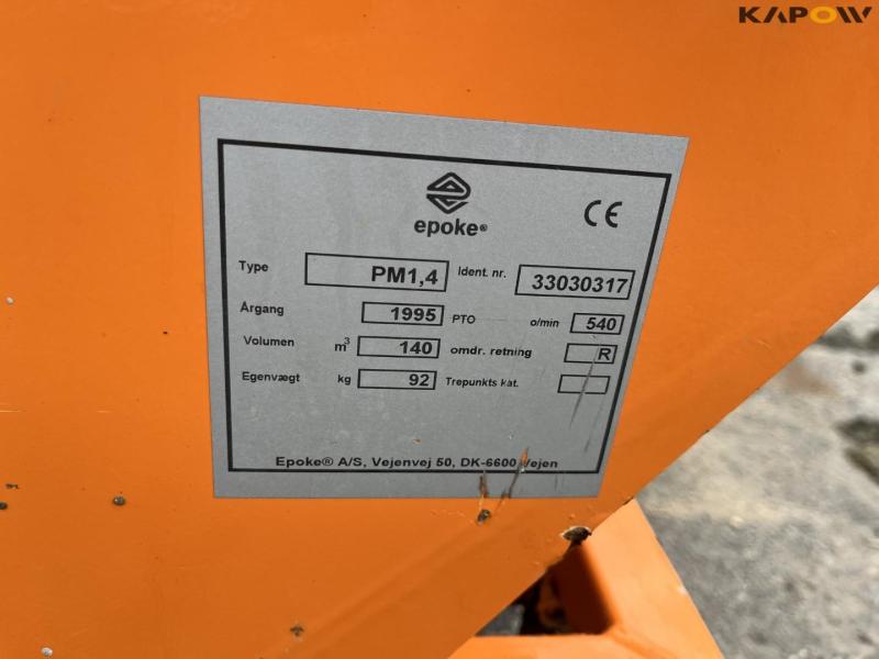 Epoke PM1.4 salt spreader 13