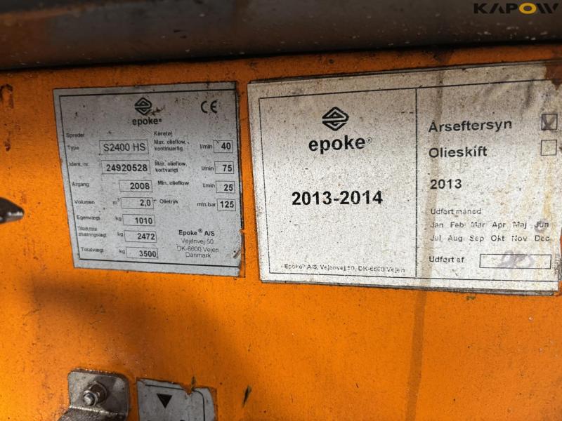 Epoke S2400 HS salt spreader 42