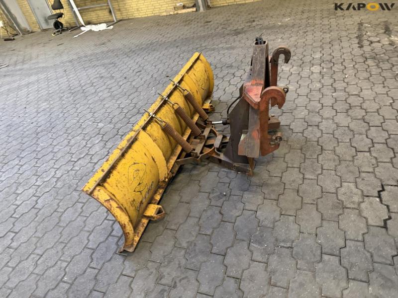 Epoke snow plow for skid steer loader 8