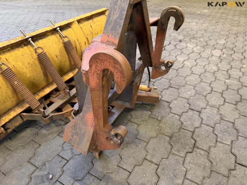 Epoke snow plow for skid steer loader 15