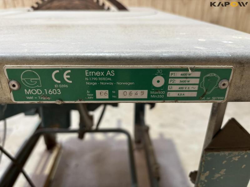 Ernex 1603 table saw 26