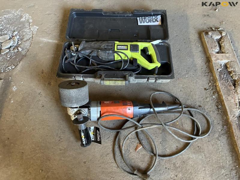 Fein grinder and Worx reciprocating saw 1