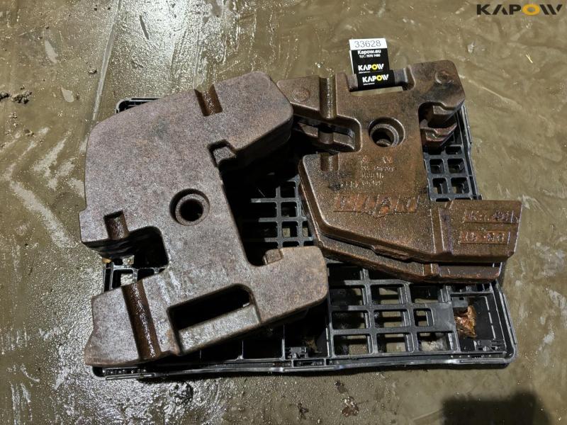 Fiat 40kg weight plates - 5 pcs. 8