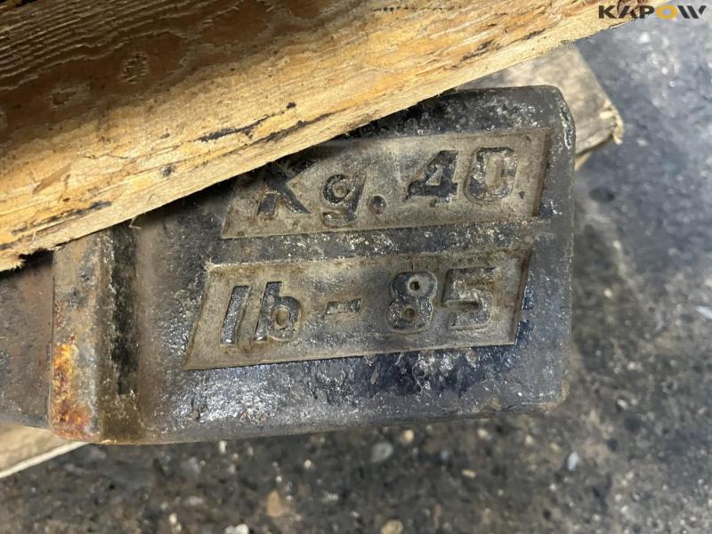 Fiat front weights with brackets 11