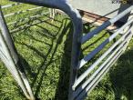 Feed fence with calf shelter 15