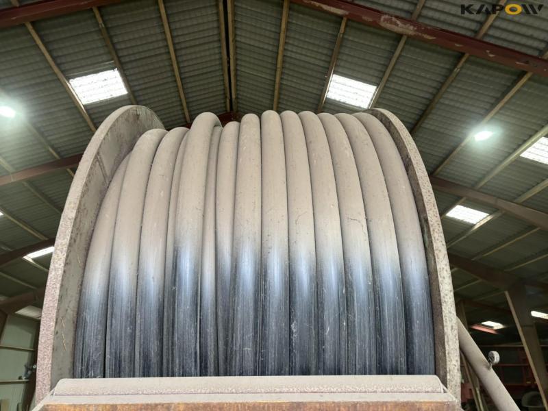 Feed hose for irrigation machine 17