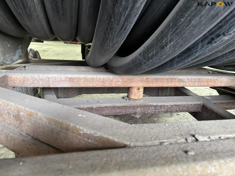 Feed hose for irrigation machine 18