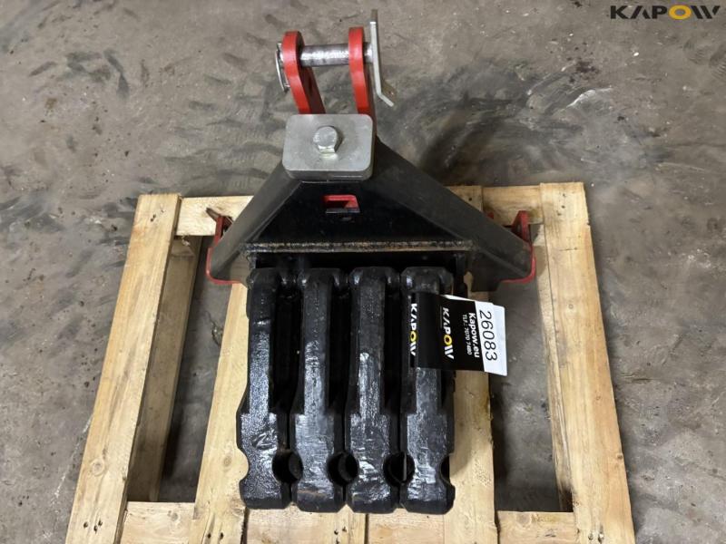 Front weights on A-frame 8