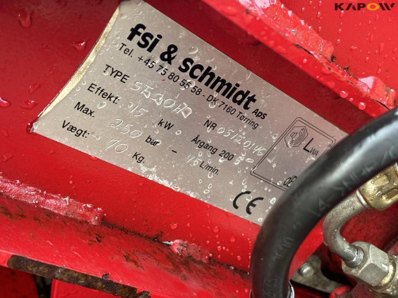 FSI ST20H stump grinder with S40 hitch 12