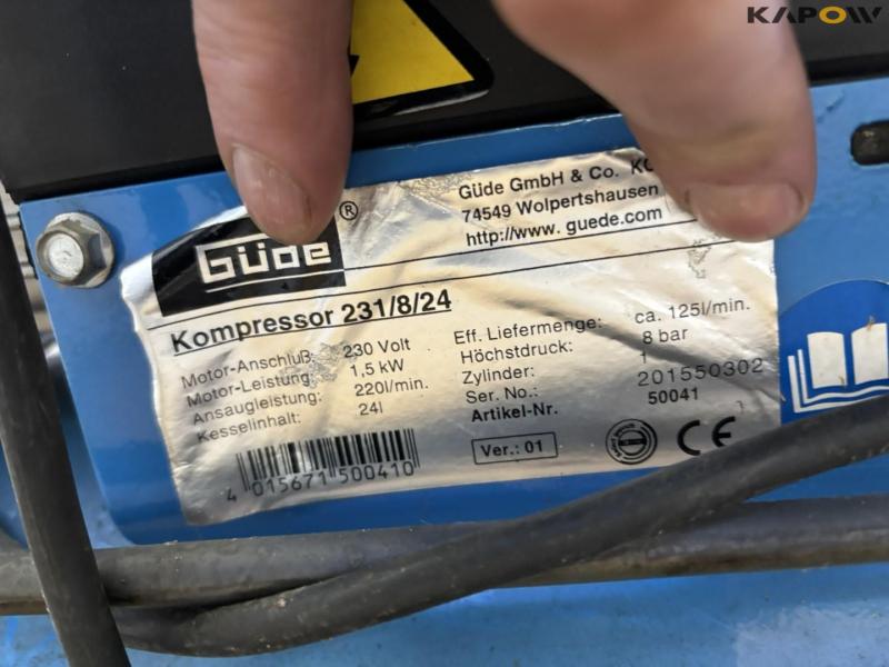Güde compressor and equipment 14