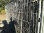 Galvanized construction site fence 11