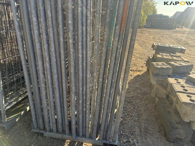 Galvanized construction site fence 14