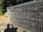 Galvanized construction site fence 11