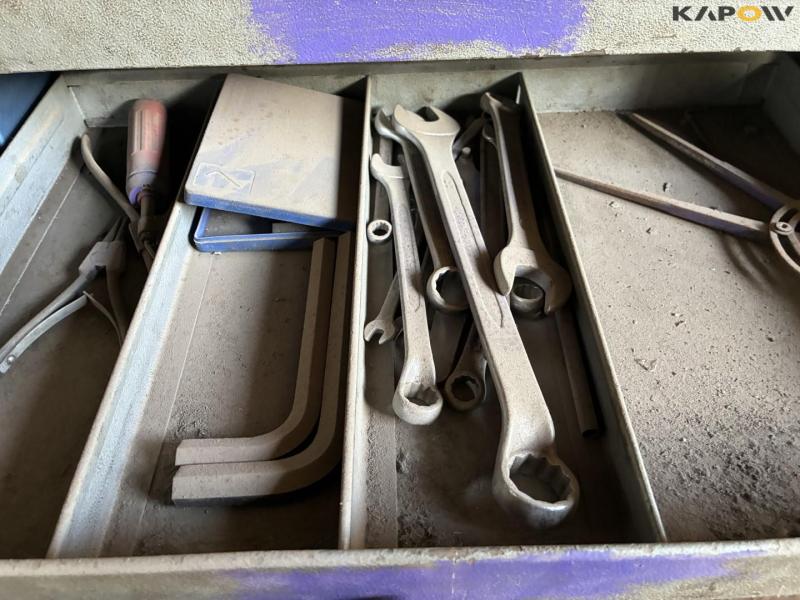 Gedore adjutant 1580 workshop trolley with contents 7