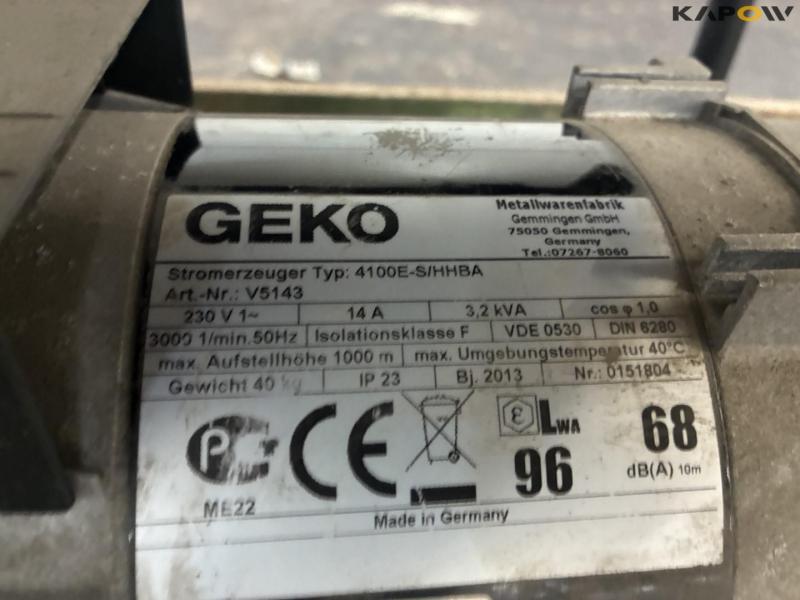 Geko generator in trolley 9