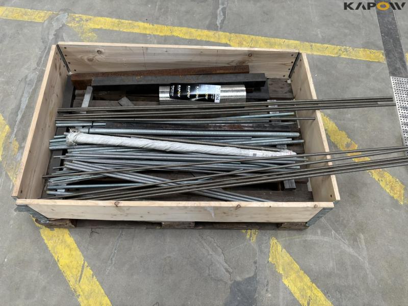 Threaded rods and iron 1