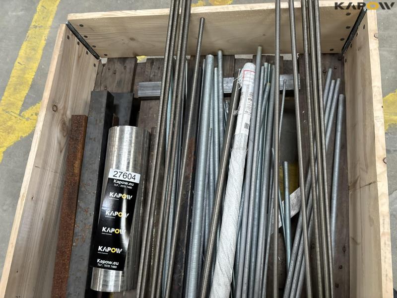 Threaded rods and iron 6