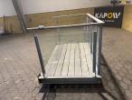 Glass balcony with teak wood bottom 8