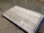 Glass balcony with teak wood bottom 9