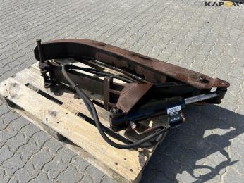 Grapple arm for pallet forks