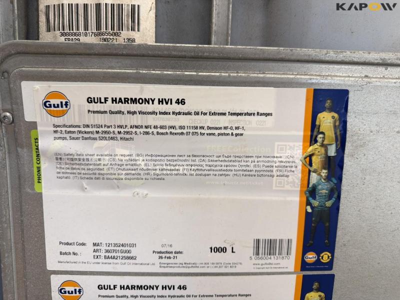 Gulf used hydraulic oil 17