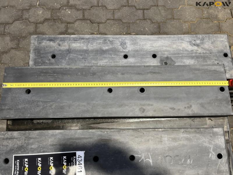Rubber blades for snow plows 11