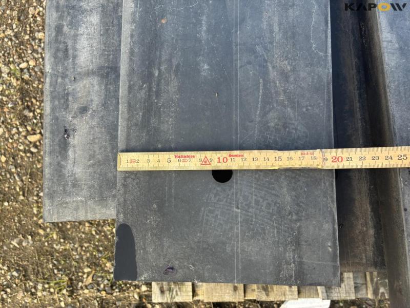Rubber blades for snow plows 15