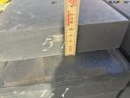 Rubber blades for snow plows 16