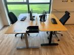 Raise and lower table with chair and equipment 2