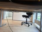 Raise and lower table with chair and equipment 28