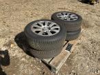 Wheels with aluminum rims 3