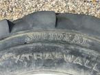 Wheels with heavy tires - 4 pcs. 10