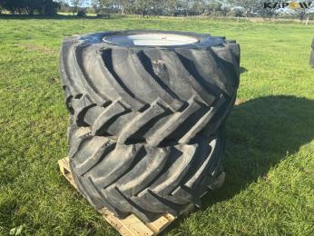 Wheels with Trelleborg 600/55-26.5 