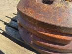 Wheel weights used on the Valmet - 4 pcs. 6