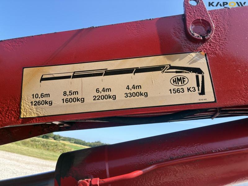 HMF 1560 K3 crane on skid steer 88