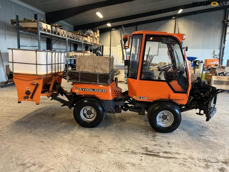 Holder C 2.42 tool carrier with snow plow and salt spreader 4