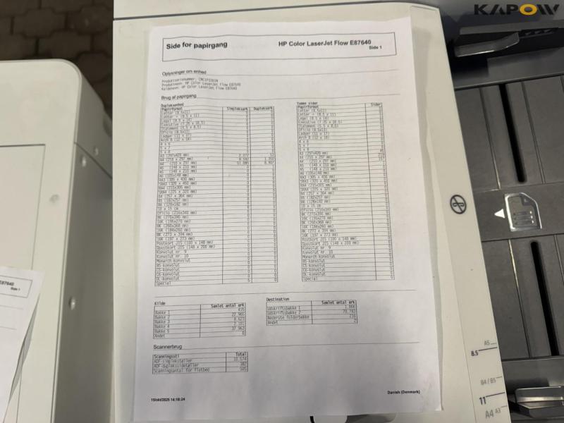 HP Color LaserJet Managed Flow MFP E87640z printer/copier 24