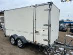 Humbaur closed trailer with workshop equipment 5