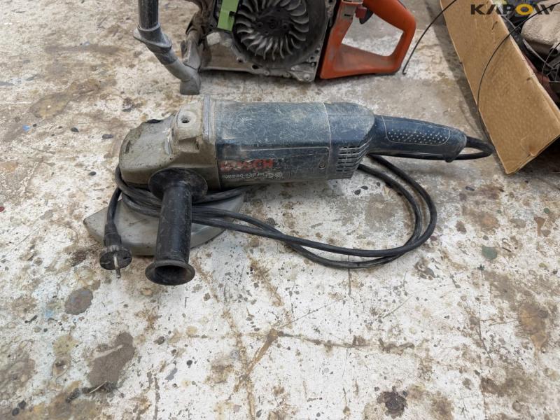 Husqvarna concrete cutter and various parts 9